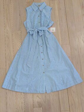ANNE KLEIN SLEEVELESS SPRING SUMMER DRESS WOMENS SZ 10